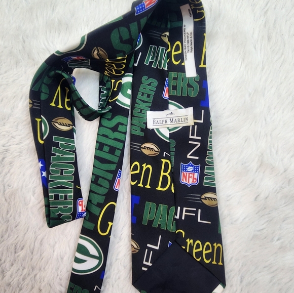 RALPH MARLIN Green Bay Parkers Tie - Picture 4 of 7